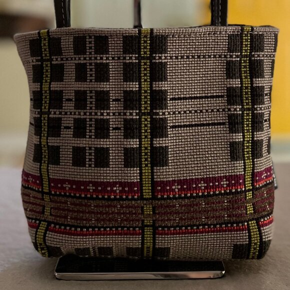 Upholstery/Tapestry Fabric Mini Tote by me*mo - Authentic - Picture 7 of 17